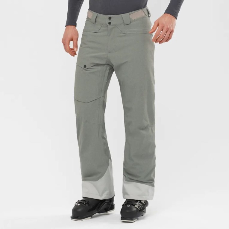 Pantalones De Esquí Salomon Untracked Hombre Verde Oliva Claro | MX ZXUJ639